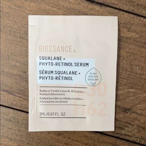 15 x biossance squalane phyto retinol serum sample - Picture 3 of 3